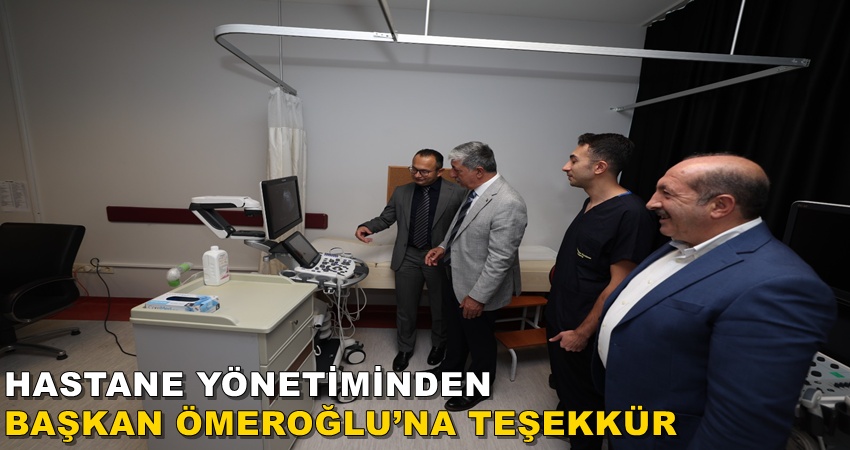 Dilovası Belediyesi’nden Devlet Hastanesine Ultrason Cihazı Desteği