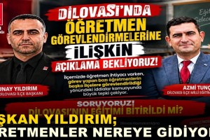 CHP’li Başkan Milli Eğitim Müdürü’ne sordu; Bu ilçenin öğretmenleri nereye gidiyor?