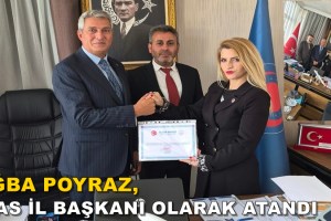 TUĞBA POYRAZ, ÜLKEM PARTİSİ SİVAS İL BAŞKANI OLARAK ATANDI