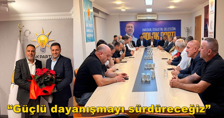 MHP DARICA’DAN AK PARTİ DARICA’YA ZİYARET