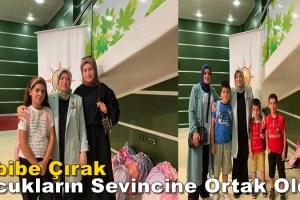 Habibe Çırak Çocukların Sevincine Ortak Oldu