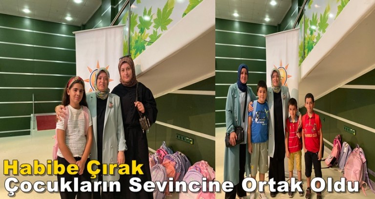 Habibe Çırak Çocukların Sevincine Ortak Oldu