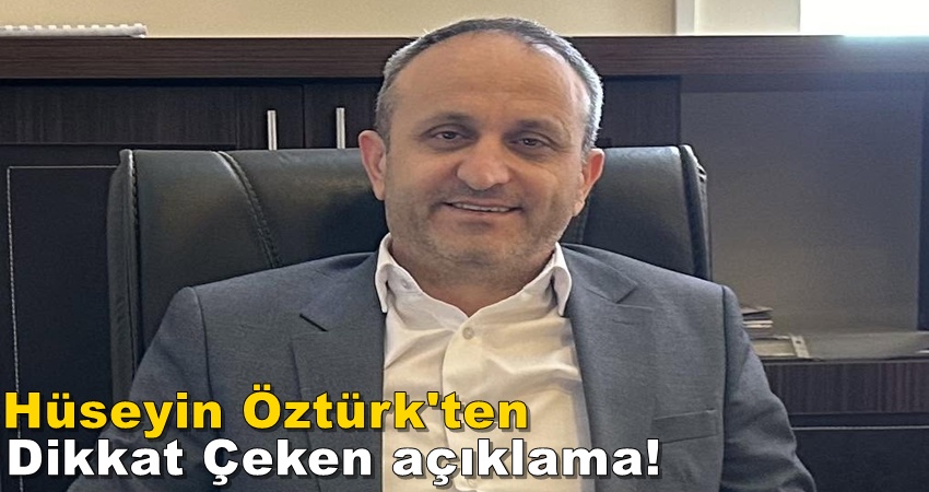 Hüseyin Öztürk’ten ilk açıklama; “Adalet, Bütün Gerçekleri Aynı Anda Görebilmektir”