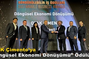 OYAK Çimento’ya “Döngüsel Ekonomi Dönüşümü” Ödülü