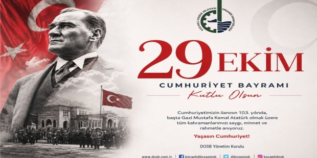 DOSB OSB 29 EKİM İLANI