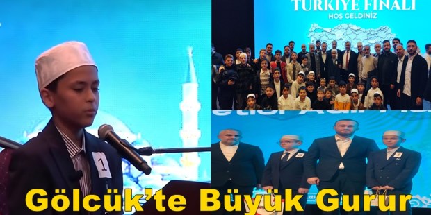 Gölcük’ten Türkiye Birinciliğine: Hafız Abdullah Türkben Büyük Başarıya İmza Attı
