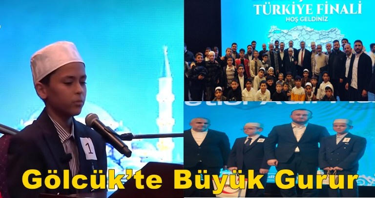 Gölcük’ten Türkiye Birinciliğine: Hafız Abdullah Türkben Büyük Başarıya İmza Attı