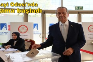 Kocaeli Sanayi Odası’nda sandıklar kuruldu, oylama başladı
