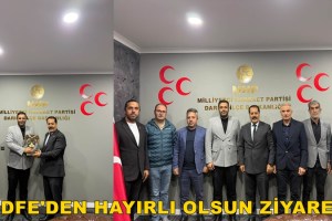 KEDFE Heyetinden MHP Darıca’ya Ziyaret