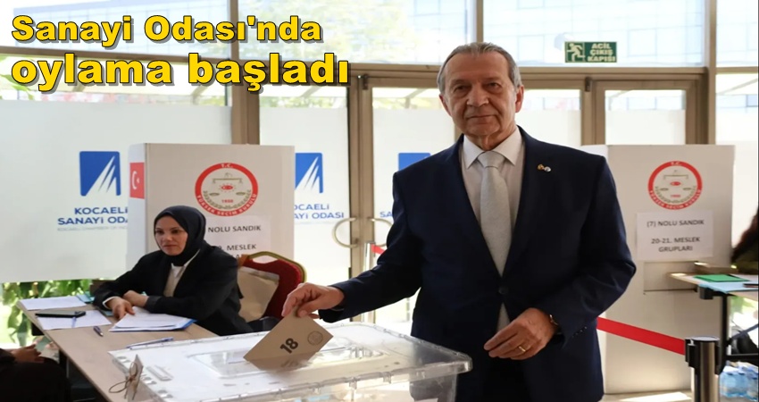 Oylama başladı; Kocaelili sanayiciler Başkan seçiyor