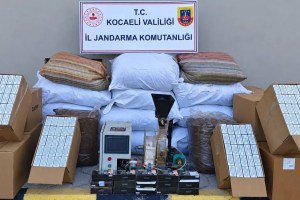 Başiskele’de 1 milyonluk tütün baskını!