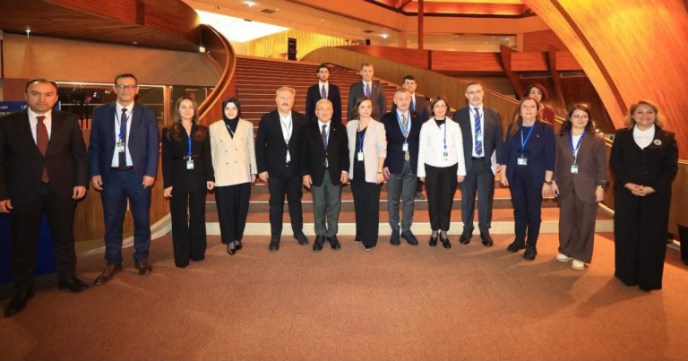 Büyükakın Strazburg’da Türk heyetine başkanlık etti