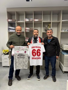 Derince Birlik Spor'dan Birkan Şahin'e teşekkür