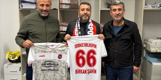 Derince Birlik Spor’dan Birkan Şahin’e teşekkür