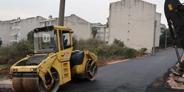Gebze sokaklarında asfalt yenilendi
