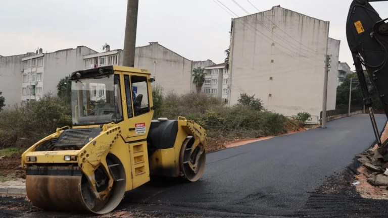 Gebze sokaklarında asfalt yenilendi
