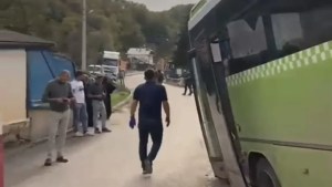 Gebze’de otobüs kazasında 12 yaralı!