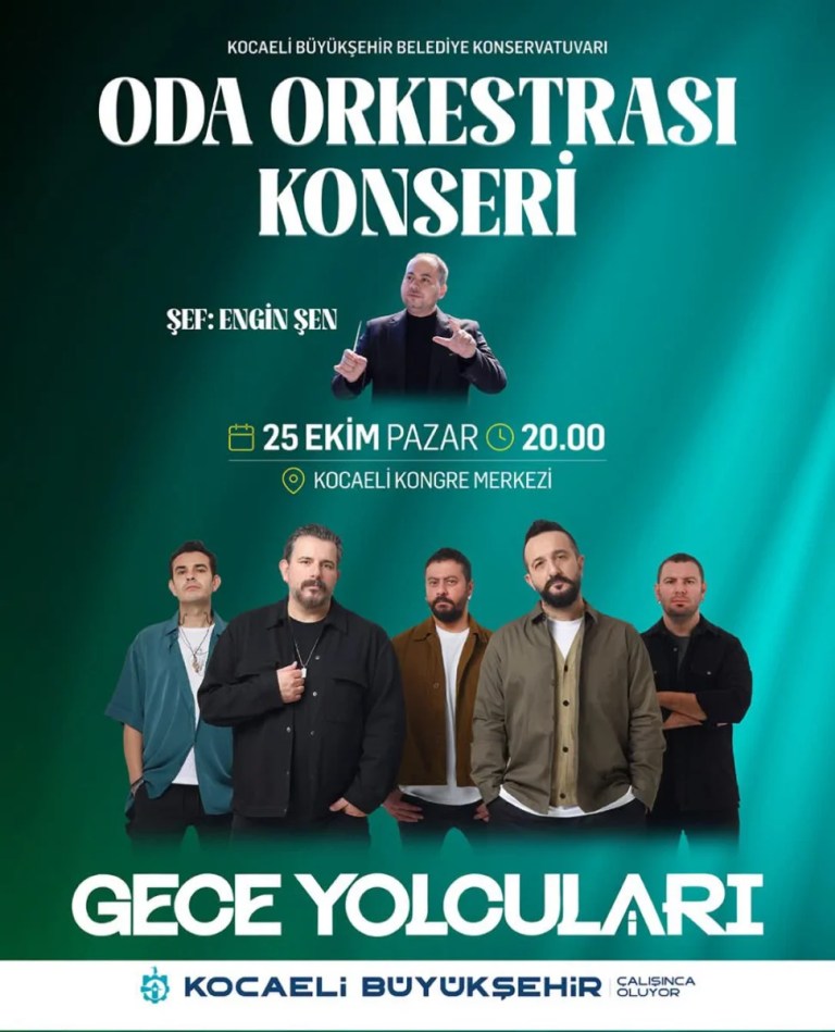 Gece Yolcuları Kocaeli'de senfoniyle buluşuyor