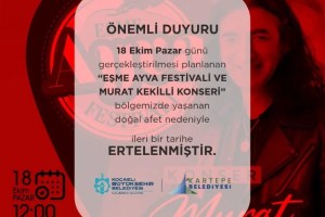Kartepe Ayva Festivali ertelendi