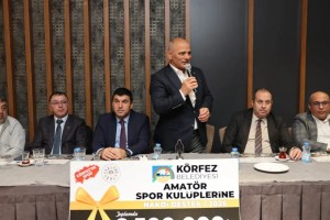 Körfez amatör kulüplere 6,5 milyon lira aktardı