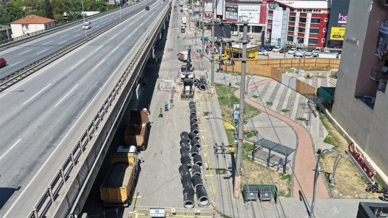 Körfez'de Cahit Zarifoğlu Caddesi altyapısı bitti