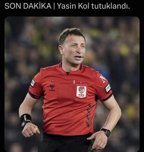 Süper Lig hakemi Yasin Kol tutuklandı!