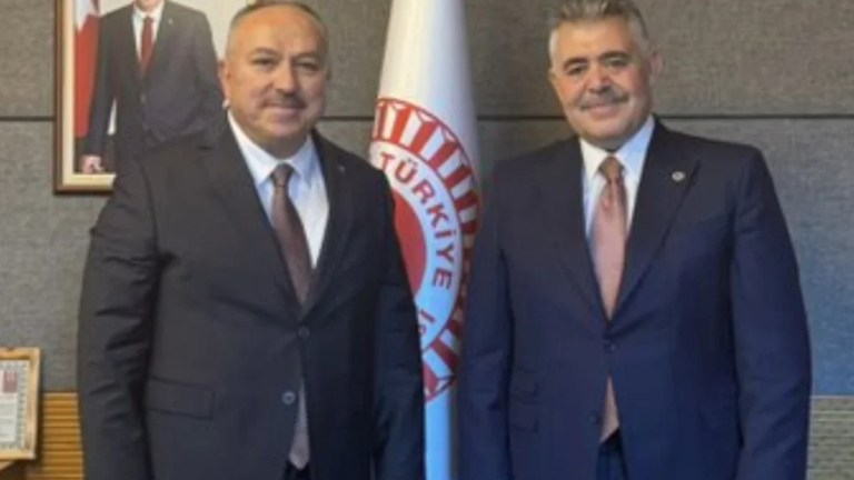 Veysel Tipioğlu Ali Fidan ile Meclis’te görüştü