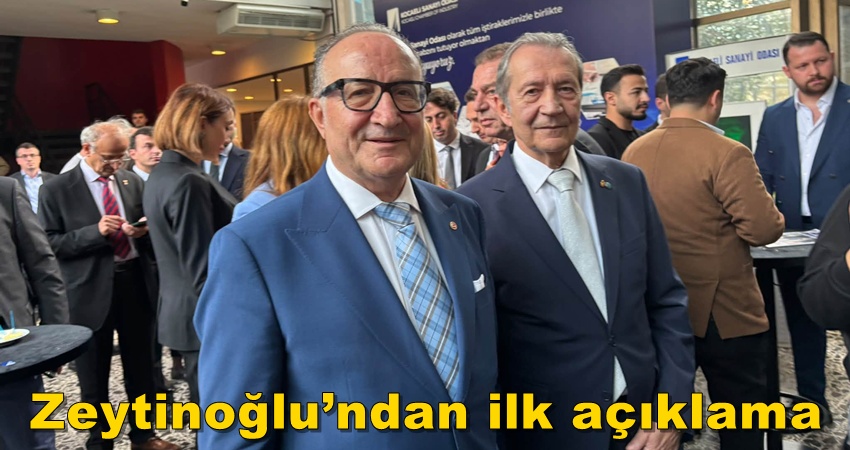 KSO seçimlerinde sandıkların açılmasının ardından Zeytinoğlu’ndan ilk açıklama